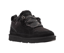 Kids UGG Lowmel Sneakers - Black Suede, Size 1 1152410K