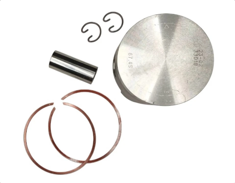 Set pistoni motore, pistone 67,45 mm B, Vertex per KTM SX GS 250 1989-1994 - Immagine 4 di 4