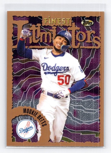 2023 Topps Finest Flashbacks #7 Mookie Betts - Bild 1 von 2