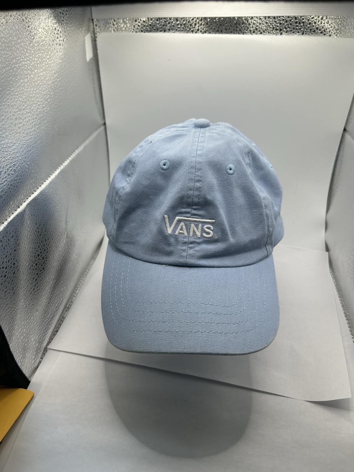 Vans Hat Cap Strapback Adjustable Blue White Off … - image 1
