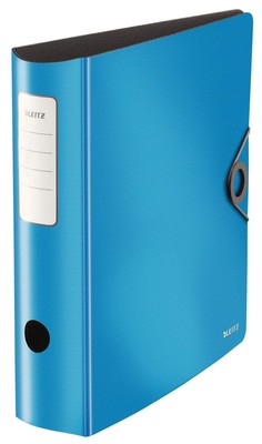 Leitz Quality Folder, 180° Active Solid Wide Light Blue