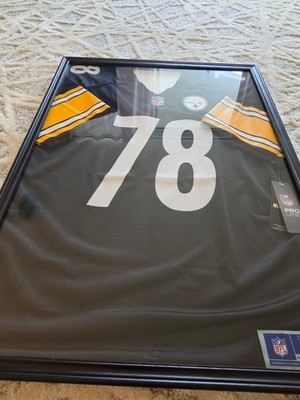 NFL Pro Line Pittsburgh Steelers #78 Jersey XL Black in Framed Display Case