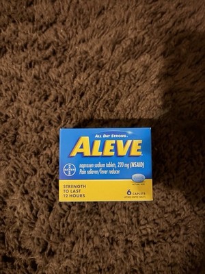 Aleve All Day Strong 220mg NSAID 6 Tablets