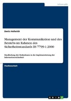 Management Der Kommunikation Und Des Betriebs Im Rahmen Des Sicherheitsstandards