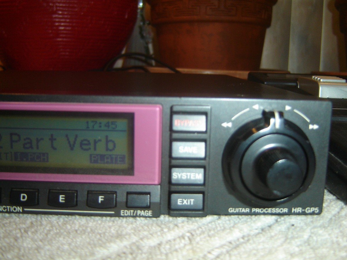 SONY HR-GP5 ギタープロセッサー SONY HR-GP5 with Adapter Guitar Processor effect made in