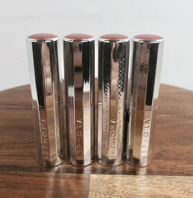 Sephora Rouge Lip Lacquer L02 WICKED SMART (Red) Lipstick SEALED Lot Of 4