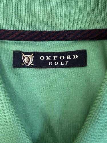 Oxford Golf Men’s Polo Shirt Size XL Green The Players Championship Logo - Picture 7 of 9