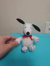 Snoopy Stuffed Plush with Rattle 1958 1968 5  