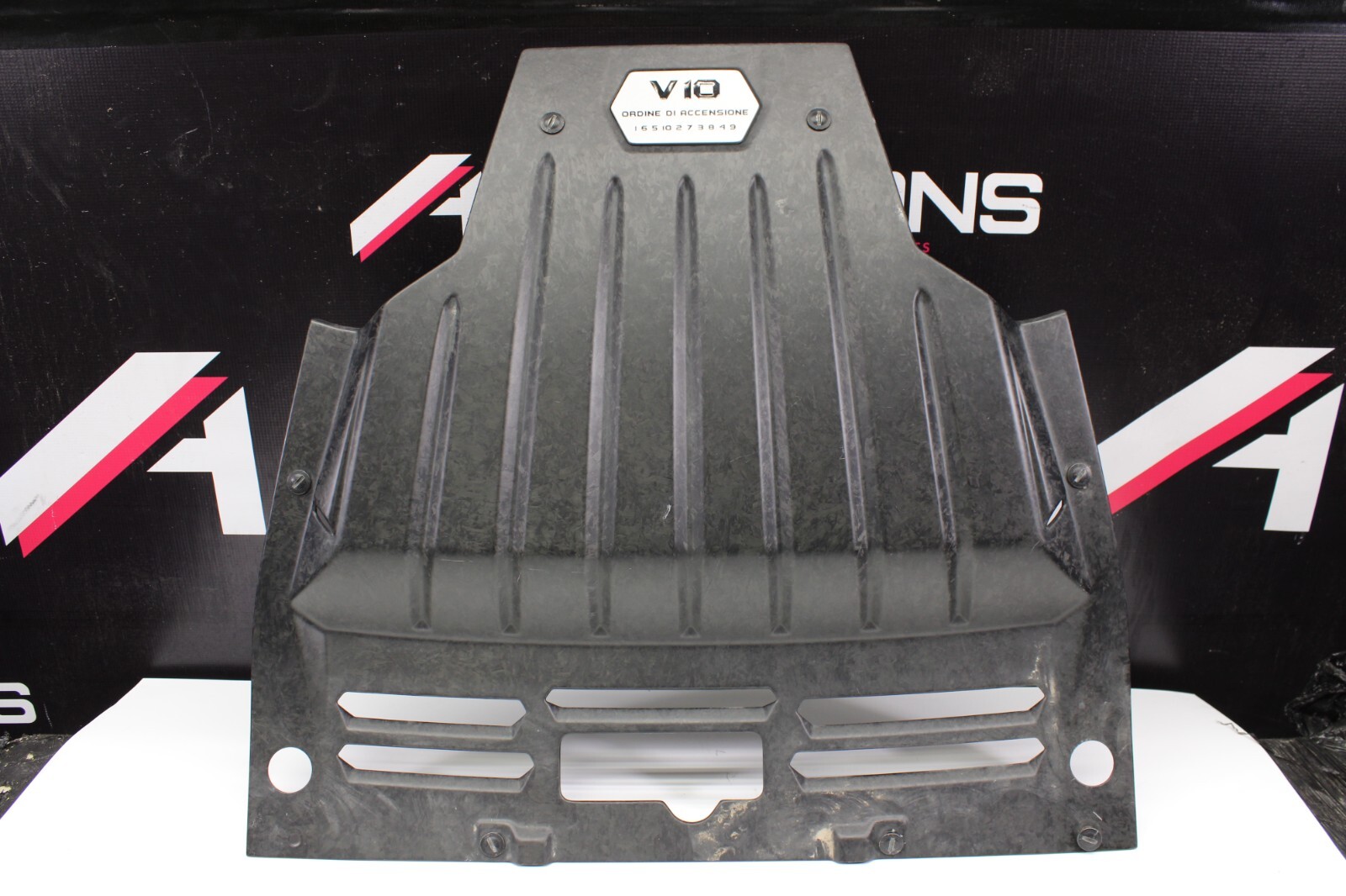 2015 LAMBORGHINI HURACAN COVER (CARBON FORGED) ENGINE BAY TRIM PANELS OEM LH RH