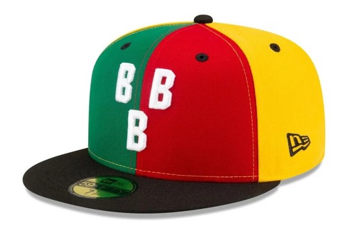 New Era MLB Baseball $48 Negro League Birmingham Black Barons 59FIFTY Hat 7 1/8 - Picture 2 of 6