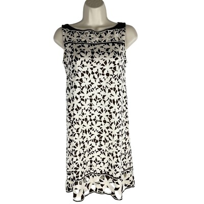 Diane Von Furstenberg Amallie Silk Dress Cut Outs Sleeveless White Womens Size 2