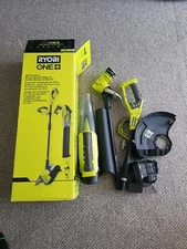 Ryobi ONE+ P2035VNM 18V String Trimmer/Edger and Jet Fan Blower Kit 