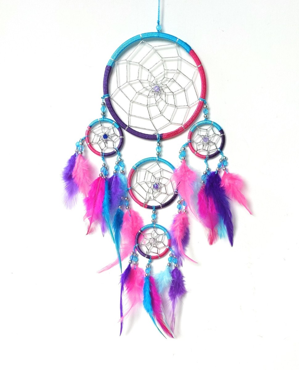 Dream Catcher Pink Purple Blue Girls Dreamcatchers quality