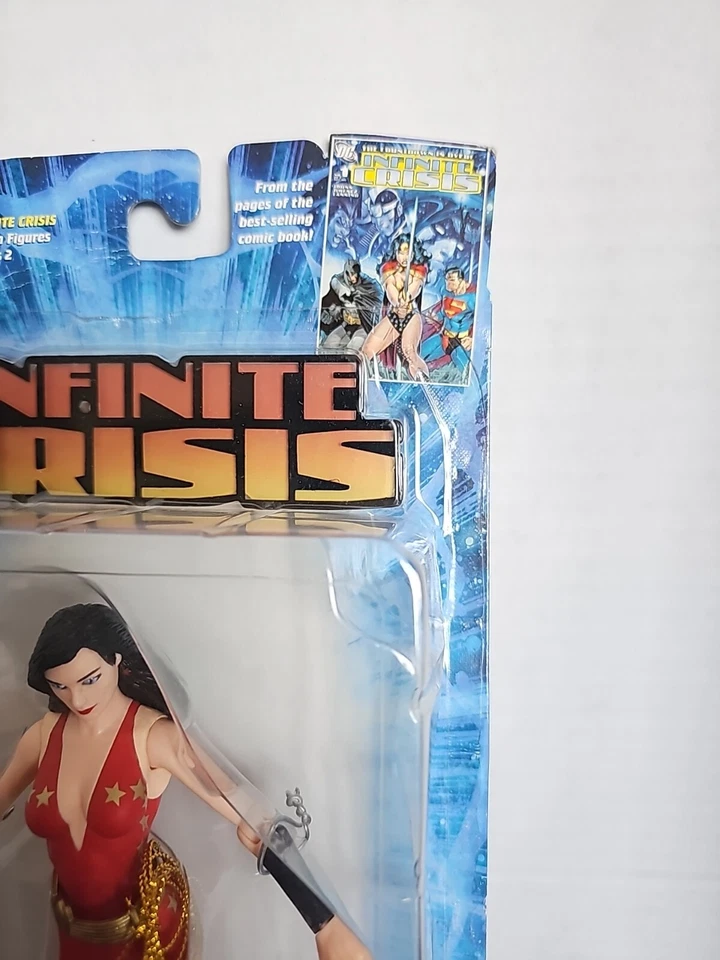 Figura DC Direct Infinite Crisis Serie 2 Red Donna Troy Wonder Girl Nueva Foto 4 de 4