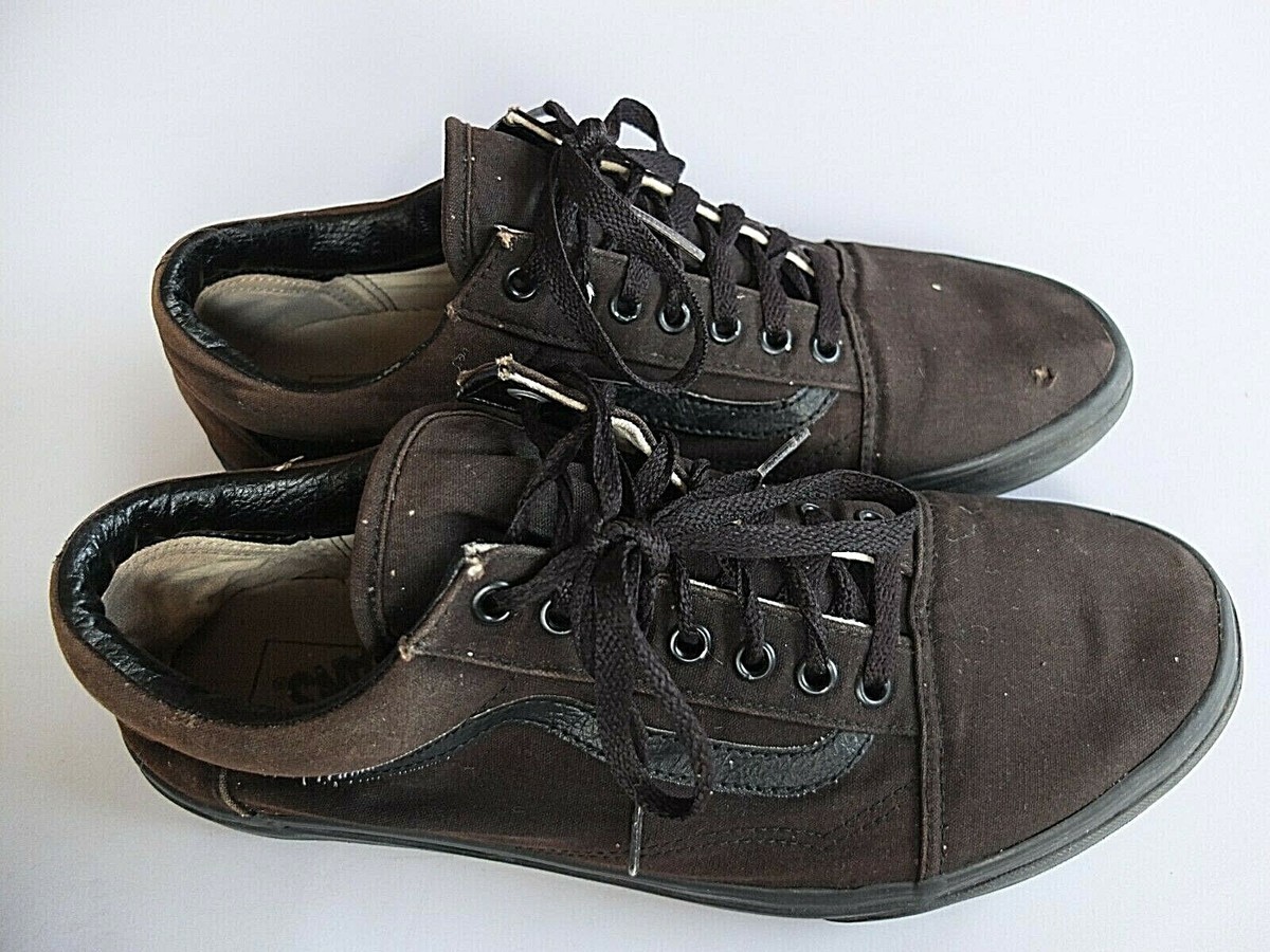 Vans Black UK 11 Worn In Lovely Good Soles Sneakers UK
