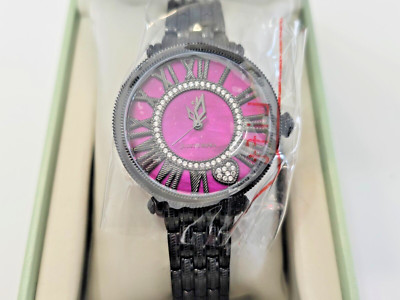 Judith Ripka Purple London Mother of Pearl MOP Watch