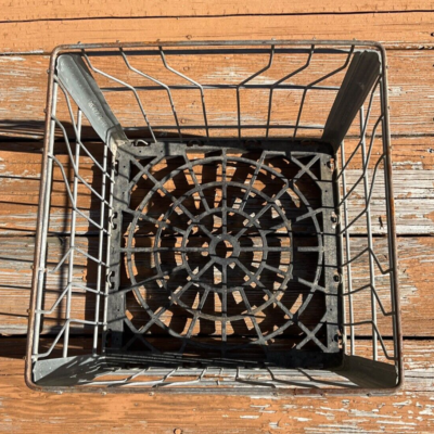 テント・タープ Vtg wire l milk crate USA 70's VINTAGE Milk Crate Steel Wire with Plastic Bottom | eBay
