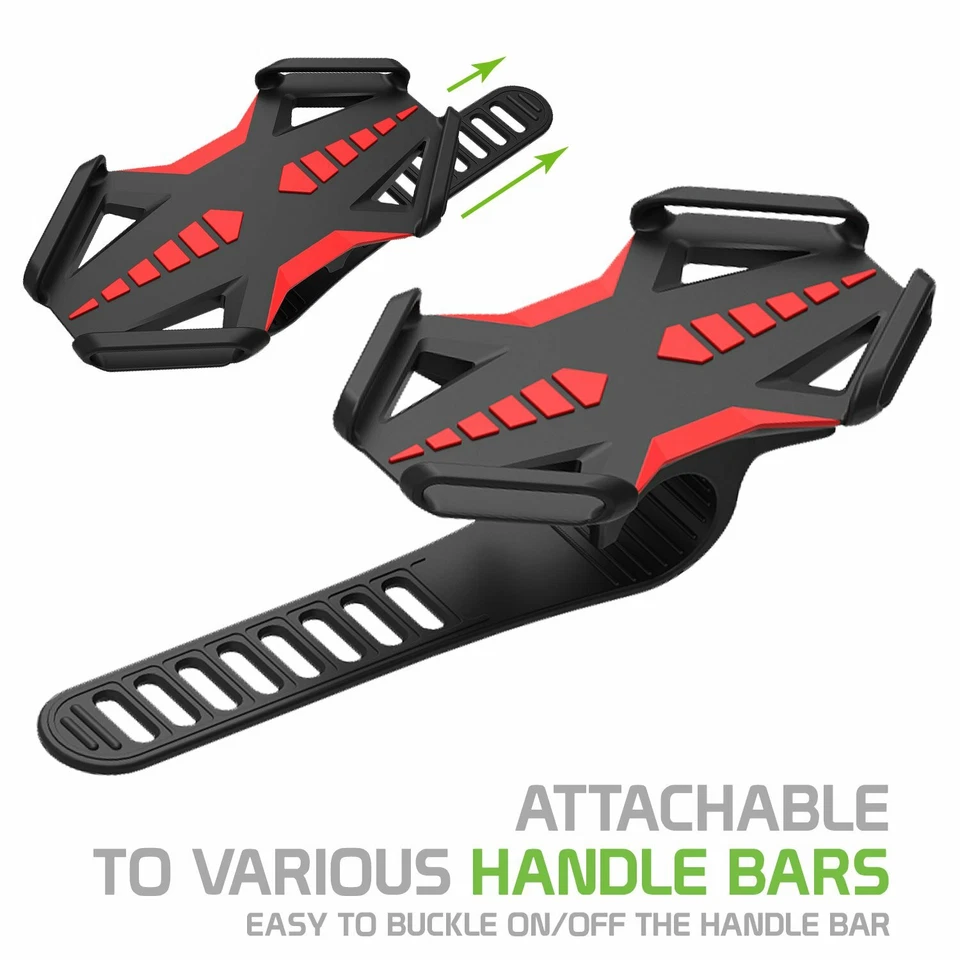 Cellet Universal Bicycle Phone Mount Cradle Holder for Apple Samsung - Gray - Image 4 of 4