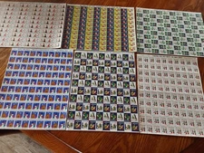 Vintage LOT of CHRISTMAS SEAL STAMPS in SHEETS 1950's/1960's  Fight TB VERY CUTE