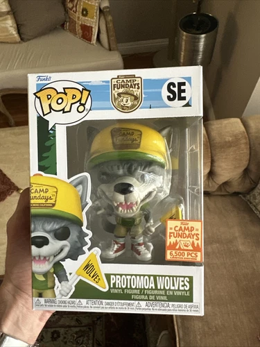 Camp Fundays Box of Fun Exclusive Protomoa Wolves Mascot Funko Pop! LE 6500 ✅✅✅