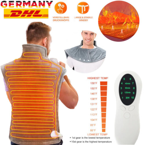 Neu Heizkissen elektrisch Wärmekissen Heizdecke Heizmatte Nacken Rücken Schulter - Bild 1 von 17