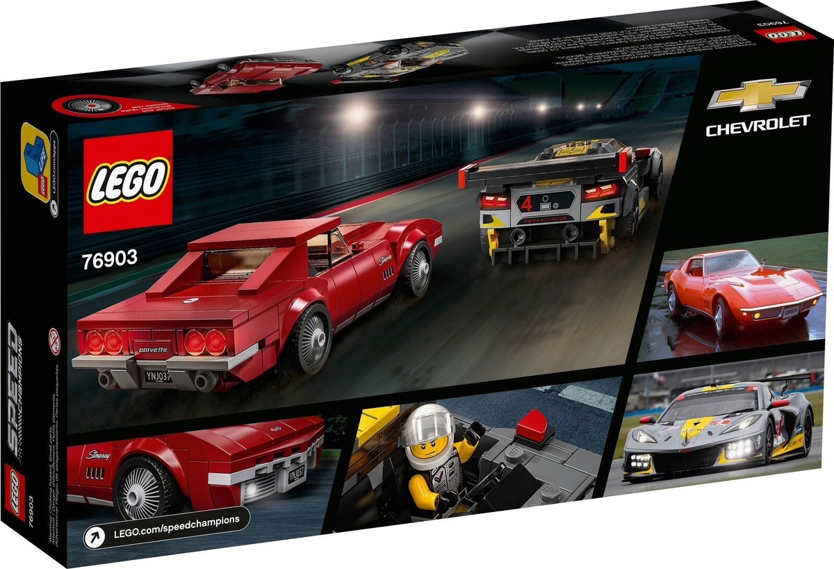 LEGO (76903) Chevrolet Corvette C8.R & 1969 Corvette Speed