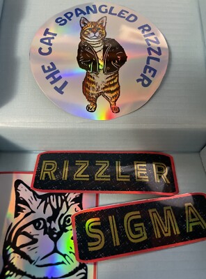 Cat Rizzler Sigma Cats Magnet Set - 4 Different Magnets
