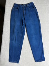 VTG PS Gitano Womens HIGH WAIST Tapered Leg MOM Jeans Women's Size 14 28x27 