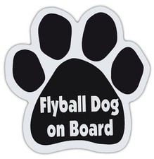 Dog Paw Shaped Magnets: FLYBALL DOG ON BOARD | Dogs, Gifts, Cars, Trucks
