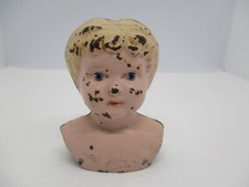 Antique German Tin Metal Minerva Doll Head