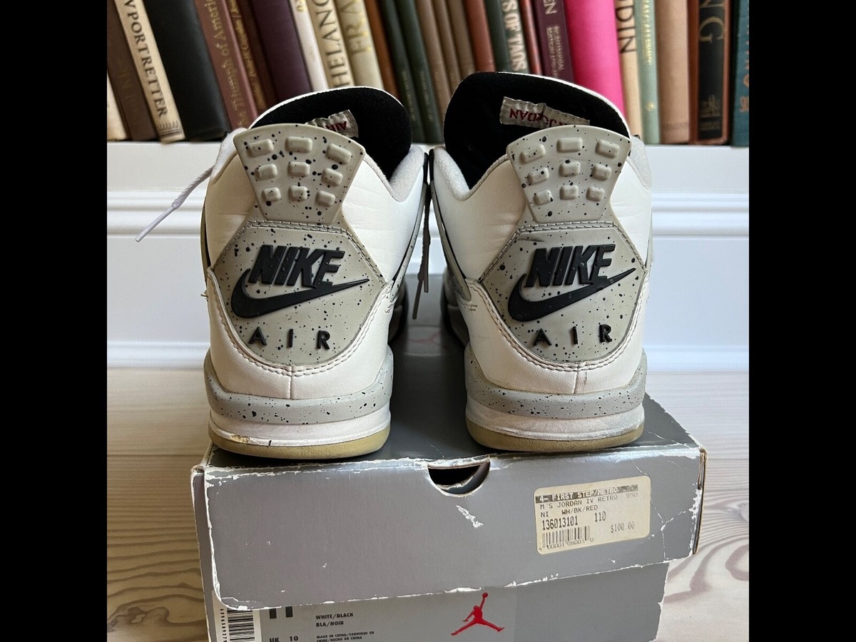 Nike Air Jordan 4 Retro White Cement 1999 - Size 11 | eBay