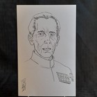 GRAND MOFF TARKIN 1 OF 1 artwork (Star Wars: A New HOPE) - art by Tom Hodges
