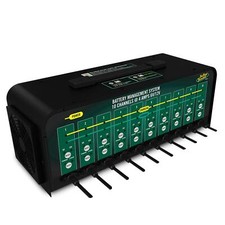 Battery Tender 10 Bank Multibank Charger - 40 Amp Select 612v - 021-0134-dl-wh Battery Tender 10 Bank Multibank Charger - 40 Amp Select 612v - 021-0134-dl-wh