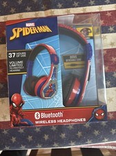 New Marvel Spider Man Bluetooth Wireless Headphones Adjustable Headband