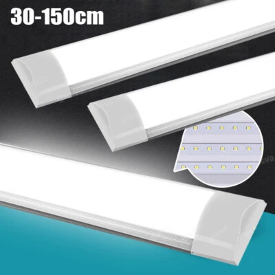 LED Wannenleuchte Deckenleuchte Feuchtraumlampe Werkstatt Röhrenlampe 30-150cm - Bild 1 von 4