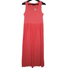 Apt 9 Women's Accordion-Pleat Maxi Dress Sz PM Petite Sleeveless Dubarry