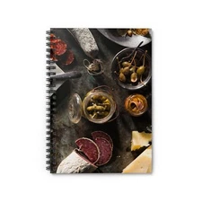 Cheese Spread Spiral Notebook - Ruled Line