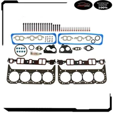 Head Gasket Set Bolts Kit 1988-1995 Fits Chevrolet C1500 5.7L 350CID V8 OHV VIN