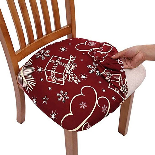 Stretch Dining Chair Seat Covers Removable Seat Cushion Slipcovers