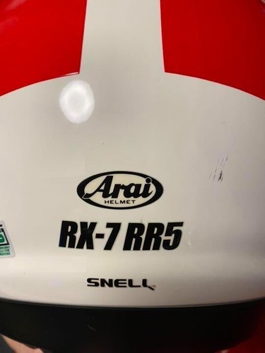 Arai full face helmet RX-7 RR5 DUCATI CORSE size L 59-60cm #3514 - Picture 4 of 9