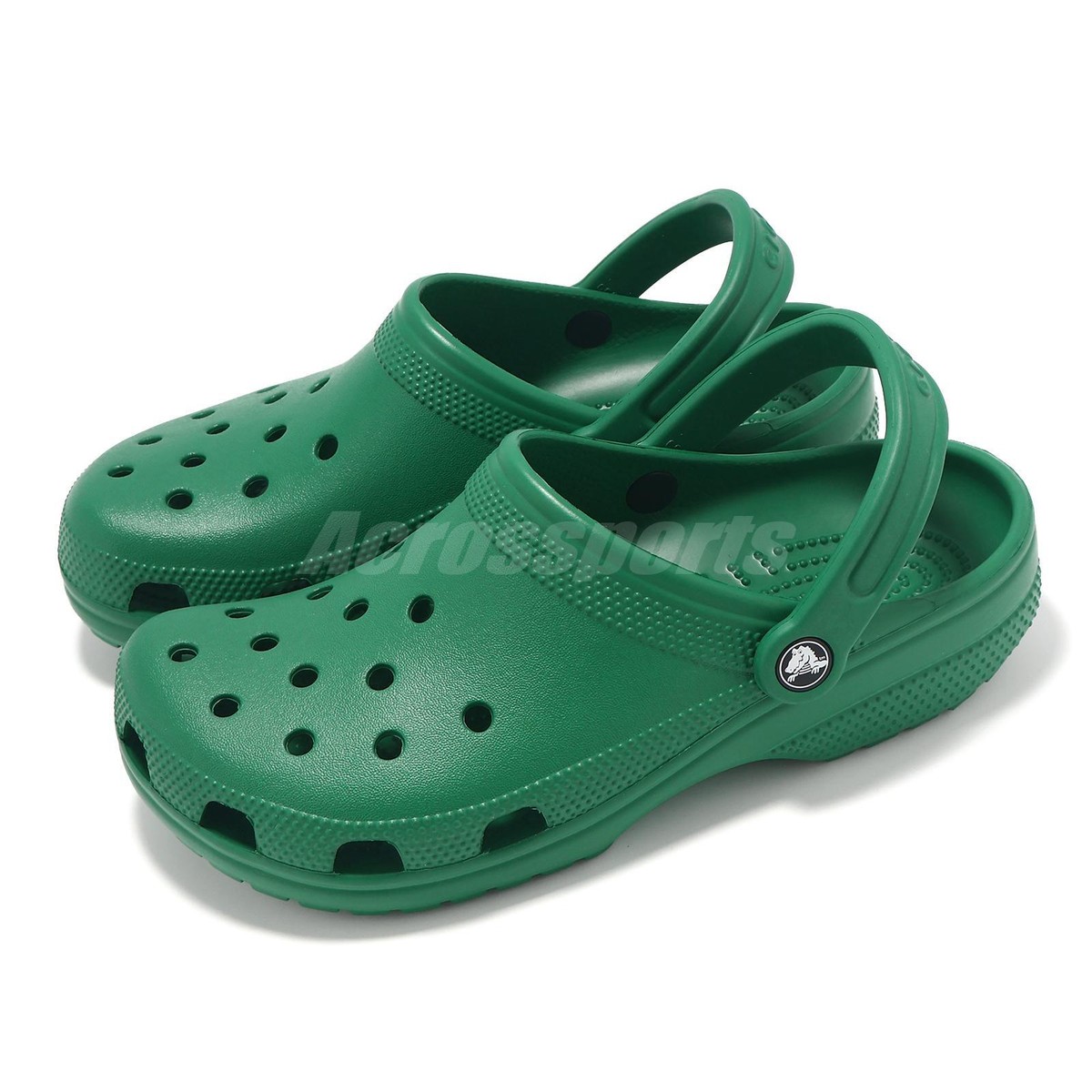 Green crocs never worn. Size 9 in men. Comes with new box Crocs Classic Dark Algae Men Unisex Slip On Casual Lifestyle  main image 4