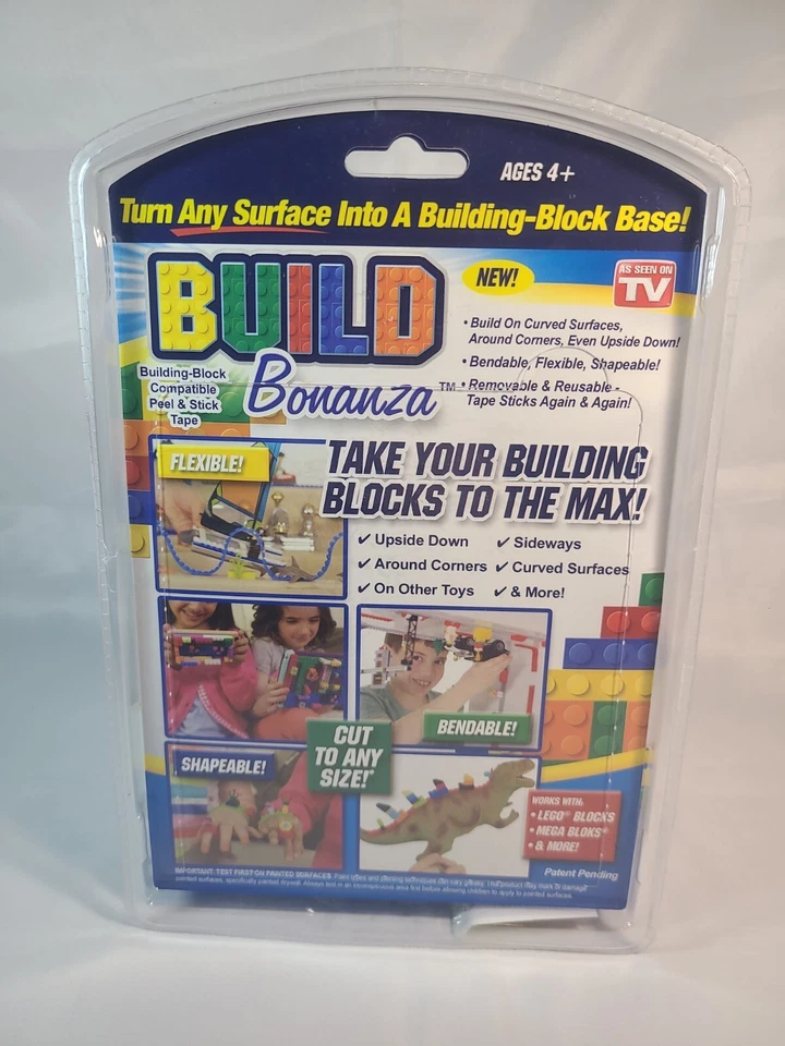 Build Bonanza Block Peel And Stick Tape Building For Compatible Block Types New - Image 2 of 2