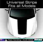 <!--F#f_0-->UNIVERSAL Bonnet hood decal stripe sticker MATTE BLACK 4x4 4wd sports car SUV<!--F/-->