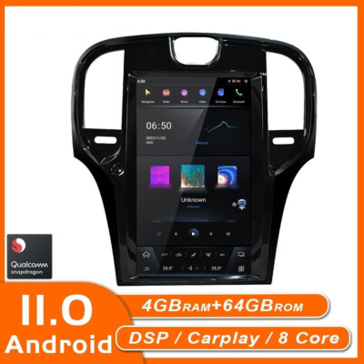 For Chrysler 300c 300s 2011-2019 Car Radio Tesla Screen 2din Stereo Receiver 
