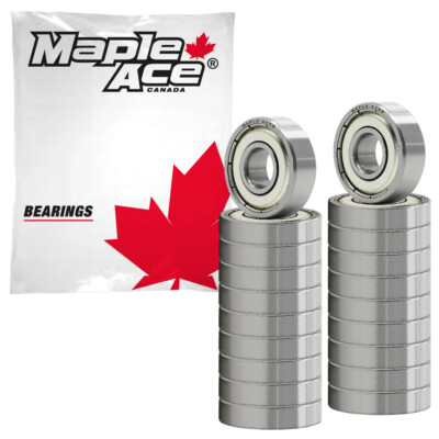 SKF 608 ZZ C3 Deep Groove Ball Bearings (2 PCS) - Metal Shielded, 8x22x7mm, Made In Italy