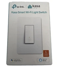 Kasa Smart Wi-Fi Light Switch HS200 White Alexa & Google Assistant Remote Access
