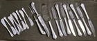 STERLING SILVER Wallace Grand Colonial 76 Pieces 1940's Not Scrap