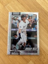 2026 Topps Series 1 #12 Jordan Beck Colorado Rockies Holofoil