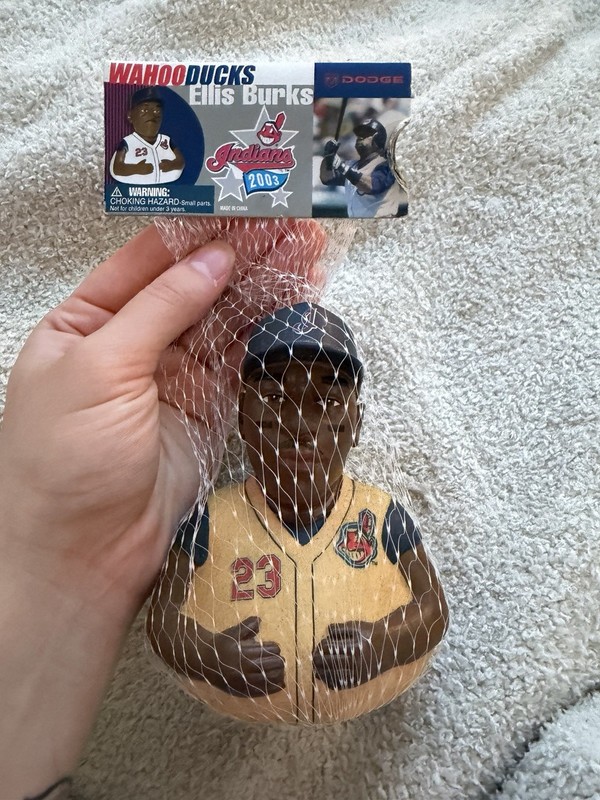 Dodge Wahoo Ducks Ellis Burks #23 Cleveland Indians Baseball 2003 Unopened