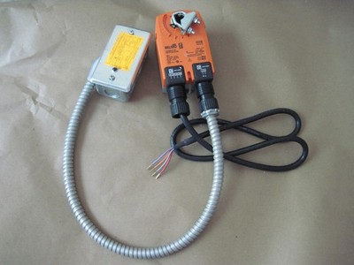 Belimo FSTF120-S US Fire Smoke Actuator & Closure / Reset Device Box, Takeoff